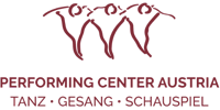 Performing Center Austria logo, sponsor of The New Academy Musical Theatre Vienna.