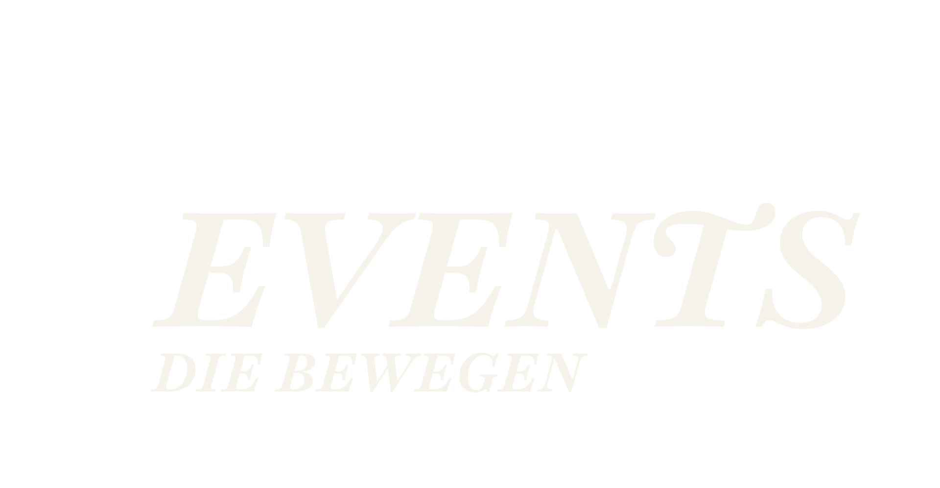 “Events, the bewegen” graphic at The New Academy Musical Theatre Vienna